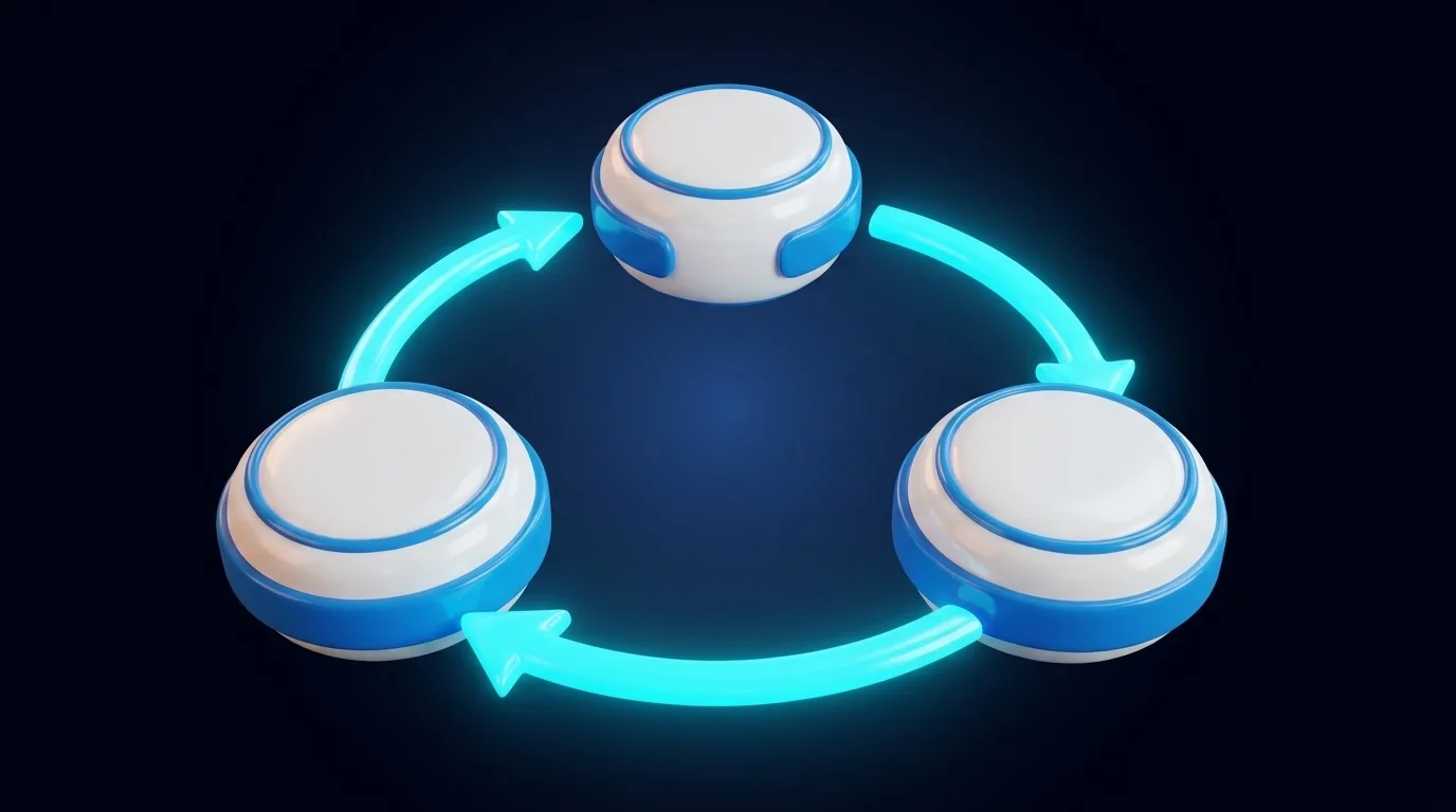 The loop: gather, decide, act